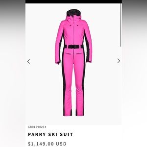 Goldbergh pink “parry” ski jumpsuit size 40 NWT